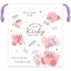 星のカービィ マチ付き巾着【LOVELY SWEET/お菓子とカービィ】Kirby COTTON CANDY